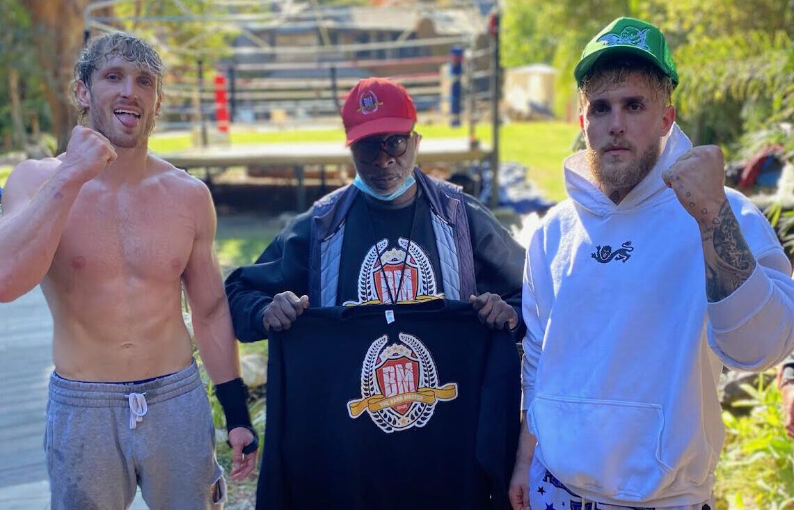 Coach Kelvin with Logan Paul and Jake Paul - Elite athlete testimonial